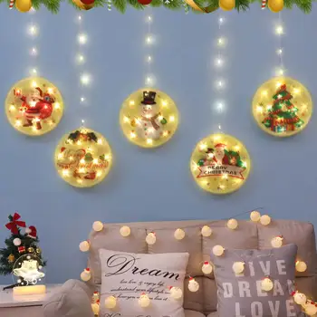 1.5 m božićna svjetla led гирлянда zavjese lampe daljinski upravljač USB svjetla linije Novu godinu dekoracije za dom prozora spavaće sobe