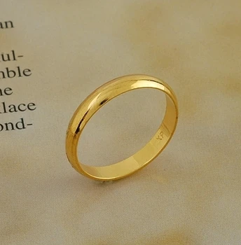 10 kom./lot muškarci žene vjenčani prsten, zlato Aneis vjenčano prstenje za žene Bijoux Joyas Anel Ouro Bague Joias Oro Bijouterie R0132