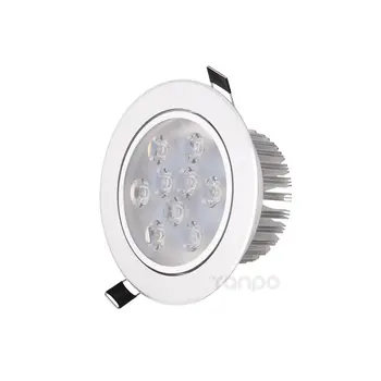 10шт 3W - 18W zatamnjen LED rasvjeta ugrađivanja stropni lampa bijela lampa 220V na 110V + vozač Downlight Spotlight za kućni ured hotela