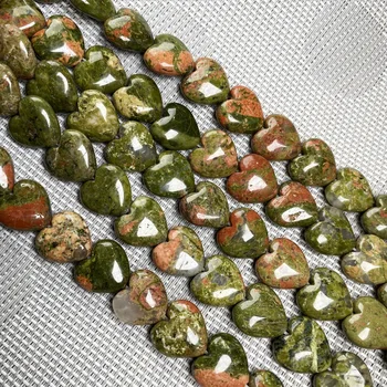 11 kom./lot prirodni ahat kamen kuglice oblik srca slobodan perle za izradu nakita ogrlica narukvica dužina 20 cm veličina 16x16x8 mm