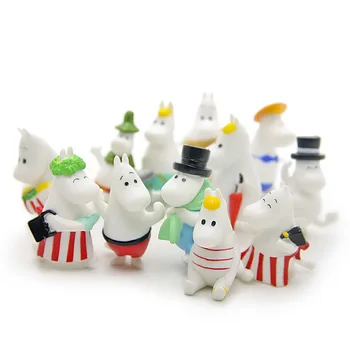 12 kom PVC konj moomin никнак minijaturni pejzaž vrta figurice uređenje doma kreativne igračke dar za djecu