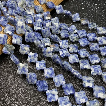 14шт izbrušena prirodni kamen perle четырехлистный cvijet za izradu nakit ogrlica narukvica naušnice veličina 14x14x6mm dužina 20cm