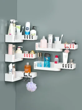 1pc kreativni kozmetika kupaonica zidne police, stalak za prtljagu kutna slobodan udarac visi
