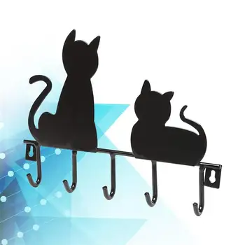 1pc Prekrasan crtić praktičan ukrasni dizajn mačke zidne kuke domara zidni vješalica home dekor vješalica za kaput