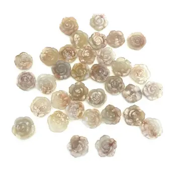 1pc prirodni višnje boje ahat pink cvijet quartz crystal ručno poliranje liječenje prirodnih dragulja i minerala