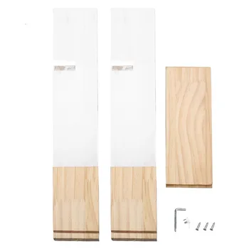 1pc skandinavski drveni trokut polica zidna prikaz stalak za prtljagu obrt DIY dječja soba uređenje doma pribor