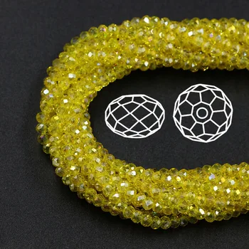 2/3/4mm Miyuki Round Bead Glass Crystal Rondelle AB slobodan cut-perle pribor za ručni rad za izradu nakita isporuke