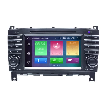 2 Din Android 9 autoradio multimedija navigacija za Mercedes/Benz W203 W219 A-Class A160 C-Klasa C200 CLK200 GPS DVD stereo