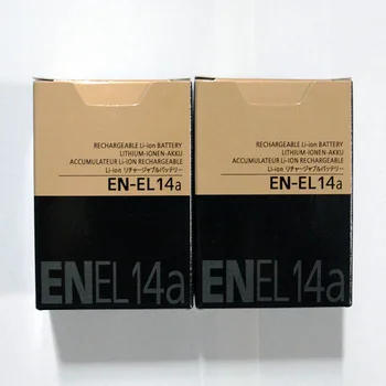 2 kom./lot 1230 mah EN-EL14A ENEL14 EN EL14A skladište baterija za Nikon D5500 D5300 D5200 D3200 D3300 D5100 P7800 P7700 P7100 P7000