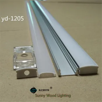 20-60m/lot 10-30pcs 80inch 2m led light bar housing, led aluminijski profil za 12mm pcb ,led 3528/5050/5630 channel strip