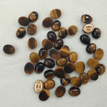 2016 moda vruće prodaja prirodni tiger eye kamen Ovalni кабошон кабошон 8x10 mm perle šarm kako bi nakit veleprodaja 50 kom./lot besplatno