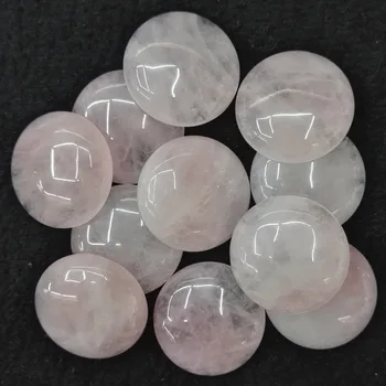 2016 moda vruće prodaje prirodni prah kamena cijele кабошон 25 mm pink crystal kamenih zrna 10 kom./lot Veliko besplatna dostava