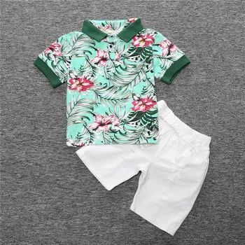 2017 ljetnim kompleti odjeće za dječake (+majica i kratke hlače) Dječja odjeća za dječake moda Baby Boys odjeća sportska odijelo