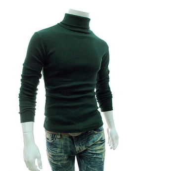 2019 novu jesensko-zimskom muški džemper muška водолазка jednobojnu casual džemper muški Slim Fit brand pletene pulover XXL J733