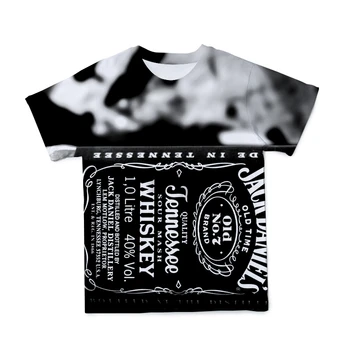 2021 New 3DT men ' S T-shirt Viskija Bottle Printing Fashion Large Size Casual Top Couple Short Sleeve T-shirt (Customizable)
