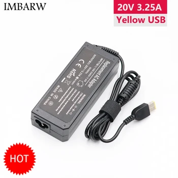 20V 3.25 A USB PIN notebook ac adapter za punjač izvor napajanja za Lenovo thinkpad G50 G50-45 G50-30 80E501JEUS 65 W
