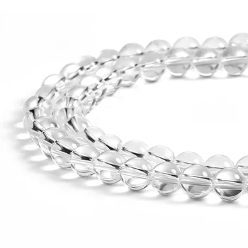 3-14 mm AAA+ pravi pravi prozirni kvarcni kristal, kamen perle za izradu nakita okrugli slobodne teme perle DIY narukvica 15