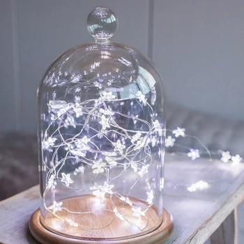 3.3 M LED Star bakrena žica gudačkih svjetla LED Fairy Lamp božićna svjetla unutarnji Svadbena dekoracija trepćućeg svjetla radi na baterije
