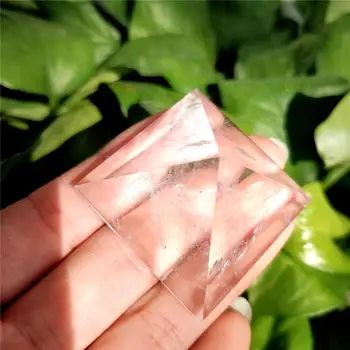 3*4*4 cm prirodni prozirni bijeli kvarc energy Crystal piramida liječenje dragi kamen za uređenje doma uređenje