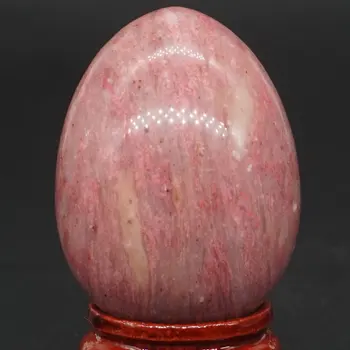 30x40 mm prirodni kamen pink Родонит opseg jaje reiki iscjeljivanje obrt stone masaža prstiju vježbe