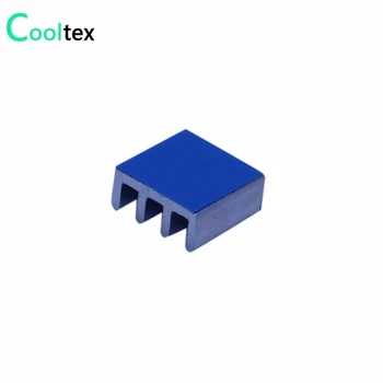 30шт 11x11x5mm aluminijski radijator hladnjaka теплоотвод hlađenje hladnjak za elektronski čip 3D pisač s теплопроводящей trakom