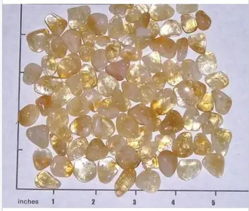 45-55 kom citrin klase A kvarc кувыркается 1/4 kilograma slobodno teče kamen zlatno-žute crystal