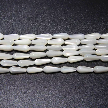 5-12 mm prirodni bijeli Trochus water drop shell Stone perle za izradu nakita DIY Šarm narukvice ogrlice ručni rad žene muškarci poklon