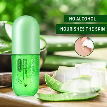 50 ml Prirodni Aloe Vera gel, Aloe Vera umirujući gel za njegu Kože Kožu nakon opeklina popravak kože losion, gel aloe