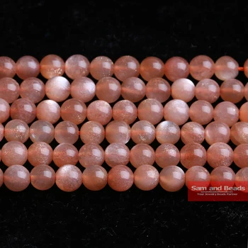 5A klasa prirodna narančasta Mjesečev kamen perle 4 6 8 10 mm izabrati veličinu za narukvica i ogrlica što OMB20