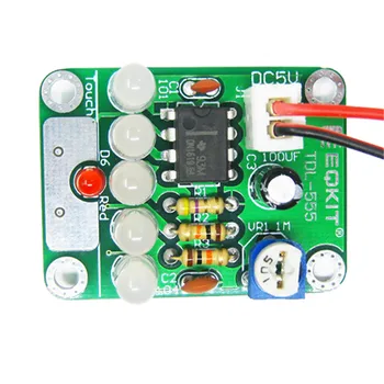 5PCS DIY Kit DC 5V Touch LED Light Kit Touch Delay Lamp Electronic Parts Kit Production
