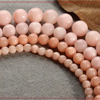 6-12 mm cijele izbrušena voda pink žad perle za izradu nakita perle, narukvice za žene 15