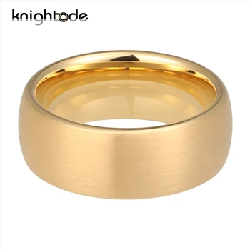 6 mm 8 mm zlato klasični karbida volframa zaručnički prsten prsten za muškarce žene jubilarni prstena kupole mat izgleda ugodno slijetanje
