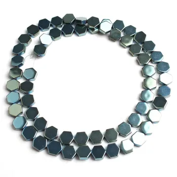6 mm prirodni kamen hematit imbus kamen odstojnik slobodan perle za izradu nakita Diy perle narukvica i ogrlica od 15 inča