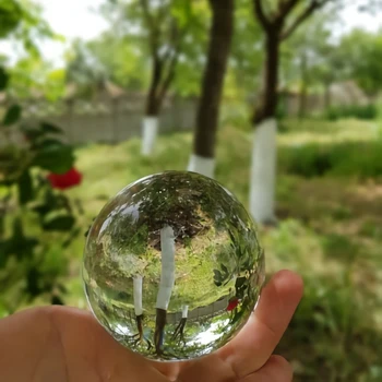80 mm K9 magičnu kristalnu kuglu kvarc фэншуй fotografija staklena kugla za uređenje doma moda
