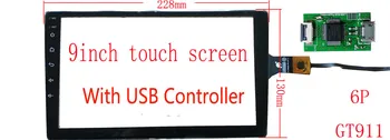 9 10.1 10.2-inčni Carpc DIY 2.5 D USB Touch screen Panel sensor Digitizer Touch Support Win7 8 10 s okvirom