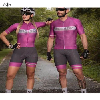 Brazil Kolumbija raznolikost žene Biciklizam Dres kombinezon ružičasta ljubičasta ljeto kratkih rukava Biciklizam Dres biciklizam triatlon kupaći kostim