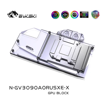 Bykski 3090 3080 GPU blok za hlađenje vode za grafičke kartice Gigabyte AORUS RTX 3090 3080 XTREME,VGA Cooler ARGB,N-GV3090AORUSXE-X