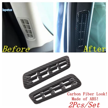 Carbon Fiber Interior Refit Kit Pillar A Air AC / upaljač za cigarete / poklopac vrata zdjele završiti pogodan za Ford Escape / Kuga 2020 2021