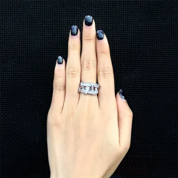 CC prsten za žene modni nakit stare šuplje 2 boje prsten Bijoux Femme Svadbeni vjenčanje vjenčanje pribor CC1070
