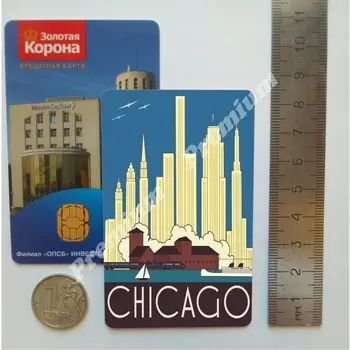Chicago suvenir magnet berba turistički plakat