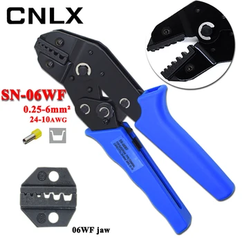 CNLX SN-06WF 0.25-6mm2 обжимные kliješta za Uzdužno čahure kabelski stezaljka stezaljka kliješta press alat