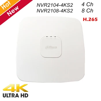 Dahua 4 Ch 8 Ch Smart 1U Lite 4K H. 265 mrežni video snimač Lite Serije 1 HDD NVR2104-4KS2 NVR2108-4KS2 NVR za IP kamere