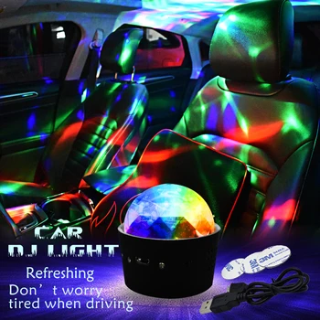 DJ RGB svjetlo za Ford Focus, Mondeo Jaguar XF XFL XJ-S Cadillac CTS Escalade Fiat Dacia šarene KTV Car Party atmosfera lampe