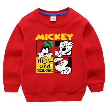 Dječaci djevojčice Mickey veste proljeće i jesen djeca hoodies novorođene djevojčice ispis džemper djeca crtani majice odjeća