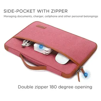DOMISO 10 11 13 14 15,6 inčni prijenosnik rukava case torba za laptop torba za nošenje ženska torba za laptop pink zelena narančasta