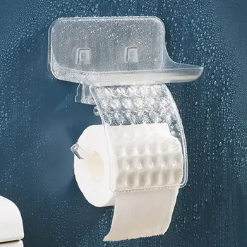 Držač toaletnog papira s police za pohranu mobitela zid самоклеящийся E7CB