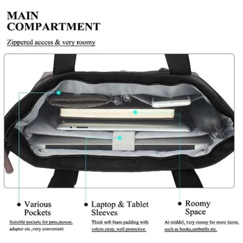 DTBG Women Laptop Torba 15.6 Inch,bogata klasična radna putnu torbu Glasnik наплечная torba uredski portfelj Tote bag Bag