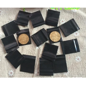 Dura-Aid Small Black Dark Poly Ziplock debele plastične smanjuje vrećice sa zip nakit smanjuje vrećice 1.57