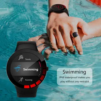 E3 Smart Watch IP68 Vodootporan sportski pedometar Bluetooth narukvica 5.0 Health Monitor Smart Wristband za IOS, Android telefon