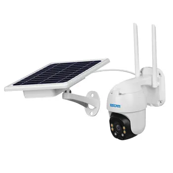 ESCAM QF130 1080P PIR Alarm Wifi IP kamera sa solarnih panela boji noćni vid dvosmjerni audio IP66 Solarna vanjska kamera